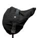 Harrison Howard Premium Waterproof/Breathable Fleece-Lined Long-lasting Outer Damage Protection Saddle Cover for Dressage Mars Black Dressage-One Size Mars Black