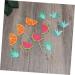 ibasenice 144 pcs kids decor cake toppers cake decorations fruit decor hawaiian decor Hawaii fruit toppper Hawaii toppper Hawaii cupcake toppper decorate top hat Insert card the summer child - Buy Online on GoSupps.com