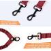 Tycoonest 2 PCS Double Dog Leash for Walking 2 Dogs Adjustable Double Dog Lead Coupler No Tangle 360 Swivel Rotation Dual Strong Lead for Puppy Small Medium Large dog Red - Buy Online on GoSupps.com