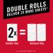 Brawny Tear-A-Square Paper Towels - 2 Double Rolls, 4 Regular Rolls - Buy Online on GoSupps.com
