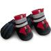 NeuWook Dog Boots 4 Pcs Waterproof Anti-Slip Breathable Dog Shoes with Two Adjustable Fastener Straps Easy to Wear Dog Sneakers Comfortable Soft Soled for Small Medium Large Dogs (Red XXL) XXL Red - Buy Online on GoSupps.com