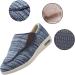 MAQUEL Women's Wide Width Adjustable Strap Walking Sneakers - Navy 6 | Support for Swollen Feet, Arthritis & Edema - Buy Online on GoSupps.com