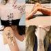 30 Pcs Floral Temporary Tattoo Stickers - Beautiful Flower Designs for Women - Buy Online on GoSupps.com