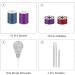 NEX Sewing Thread Kit - Mini Spools and Bobbins for Sewing Machine and Hand Sewing - Buy Online on GoSupps.com