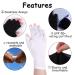 SIUSIO Anti UV Shield Glove - UV Protective Sleeves Fingerless Glove for Gel Manicures protect Hands from LED Lamps Nail Dryer Professional Protection Tool for Skin Care Nail Art Microfiber White - Buy Online on GoSupps.com