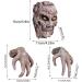 Unique Border Tree Ornament & Creative Bark Face Halloween Makeup Props - Buy Online on GoSupps.com