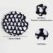 Durable Rhinestone Hair Network Bun - Elastic Black Duttnetz for Ballet Dance Gymnastics & More - Buy Online on GoSupps.com