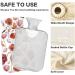 NAANLE Hot Water Bottle with Cover - Watercolor Poppy Flower 2L Large Warm-Up Bag for Menstrual Cramps & Heat/Cold Therapy | International Shipping - Buy Online on GoSupps.com