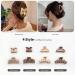 8 Pcs Neutral Hair Claw Clips - Casual Wear Hair Accessories for Women and Girls | Nonslip & Strong Hold Matte Clips for Thick and Thin Hair - Buy Online on GoSupps.com