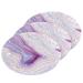 3-Pack Cleaning Kitchen Sponges Oval White Purple Marble Pattern Kitchen Cellulose Dishwashing Wood Pulp Cotton