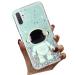 Tivenfezk Nadoli for Huawei P30 Pro astronaut Hidden Stand Shell caricature glittering stand soft silicone bling transparent protective cover Huawei P30 per green