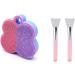 Silicone Cleansing Brush - Pink & Purple Dual-Sided Exfoliating Tool for Women | Gentle Skin Care & Deep Cleaning - Buy Online on GoSupps.com