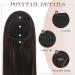 Fine Horseplay Straight Braid Ponytail Extensions 70 cm - Synthetic Drawstring Light Brown Hair Extensions for Women - Buy Online on GoSupps.com