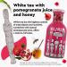 Yamas Iced White Tea with Pomegranate & Honey - Low-Calorie Sugar-Free Beverage - 360ml - Buy Online on GoSupps.com
