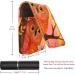 Shop Forest Animal Owl Leather Lipstick Case | Mini Lip Gloss Organizer with Mirror - Ideal for Travel & Storage - Buy Online on GoSupps.com