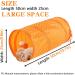 Pet Tunnel Tube Toy Orange Foldable Cat Dog Play Interactive Training Puppy Outdoor Indoor Supplies - Buy Online on GoSupps.com