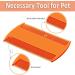 Pet Flea Combs - Double Sided Grooming Tool for Cats, Dogs, and Rabbits - 6Pcs - Buy Online on GoSupps.com