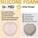 Dr.med Sacrum Silicone Foam Dressing 7.2x7.2 - 6 Pcs/Box | Absorbent & Breathable Waterproof Pad for Pressure Ulcer Wound | Sacral Bandage for Bed Sores - Buy Online on GoSupps.com