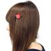 Sakura Design Japanese Mini Hair Clip (Red) - Buy Online on GoSupps.com