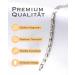Jeracol Titanstahl Magnetic Hard Band for Women | Adjustable 3500 Gauss Magnetic Bracelet with Distance Tools | Silver Jewelry - Buy Online on GoSupps.com