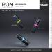 POM Pepper Spray with Snap Hook - Maximum Strength OC Self Defense - Compact Design, 25 Bursts, 10ft Range - Black - Buy Online on GoSupps.com
