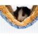 Dnoifne Fleece Winter Warm Rat Hammock Double Layer Hanging Birds Nest Bed with Warm Fleece Bird Cage Stand Perch Hideaway Cave Bed Tent Sleep Bed Cage Accessories for Rat Guinea Pig Chinchilla Blue - Buy Online on GoSupps.com