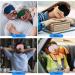 Supregear Silk Sleep Masks 5 Pack - Comfortable Satin Eye Cover for Night Sleeping, Yoga, Travel - Assorted Colors - Men and Women - Buy Online on GoSupps.com
