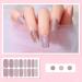 CHANGAR Solid Color Nail Polish Stickers Glitter Nail Polish Strips Decals Full Nail Wraps Stickers Adhesive Nail Color Strips Gel Nail Strips Art Decals with 2 Nail File for Women Girls DIY Nail Art - Buy Online on GoSupps.com
