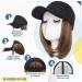 Women's Hairro Hat with Short Bob Hairstyle - Synthetic Baseball Cap Wig with Adjustable Highlight Balayage Extensions - Buy Online on GoSupps.com