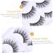 Beavorty 5 Pairs 3d false eyelashes fake eyelashes individual false extension eyelash adhesive natural look eyelash fake extension eyelash Art Eyelashes magnetic G800 chemical fiber extend - Buy Online on GoSupps.com