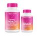Pink Stork Prenatal Vitamin Duo: Prenatal Vitamins and Probiotics for Pregnant Women -Morning Sickness and Fetal Development Support with DHA Folate Vitamin B6 and More - 2 Products 90 Capsules