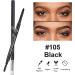 2 Packs Ultra Slim Eyebrow Pencil Micro Brow Definer Pencil with eyebrow razor Waterproof Long-lasting Precise Fine Tip Applicator for Perfect Brows Black - Buy Online on GoSupps.com