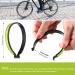Buy Geosar Reflective Bike Pants Clips Elastic Ankle Tapes for Men & Women Cyclists | Durable PVC Coated Bike Accessories - Buy Online on GoSupps.com
