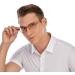 DOOViC Blue Light Filter Computer Reading Glasses TR259-C for Unisex | 9 Colors C5 Brown Tortoiseshell 1.75x Magnification - Buy Online on GoSupps.com
