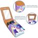 Mini Rainbow Unicorn Lipstick Case | Leather Lip Gloss Organizer with Mirror | Cute Cartoon Lipstick Holder Bag - Buy Online on GoSupps.com