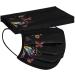 Zewuai 10-100PC Adult Women Butterfly Print Black Disposable Face_Mask 3Ply Non-Woven Breathable Face Bandana- Made in US. B-10pc - Buy Online on GoSupps.com