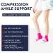 2 Pairs Comprex Ankle Sleeves - Neuropathy Pain Relief Socks for Women | Plantar Fasciitis & Achilles Tendonitis Support (XL Black - Buy Online on GoSupps.com