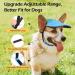 Pawaboo Dog Baseball Caps - Adjustable Pet Hats with Elastic Ear Holes for Sun Protection | Dog Outfits for Small Medium & Large Dogs - Stylish Blue Cap - Buy Online on GoSupps.com