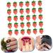 minkissy 60 Pcs Nail Art Accessories Nail Decorations Gemstones for Nails Strawberry Charms Jewelery for Girl Decoraciones Para U as Acr licas Nail Crystals Fruit Phone Case 3d Resin - Buy Online on GoSupps.com