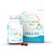 Superior Krill Oil Capsules- Sustainable Omega 3 Source (318mg per Serving) - High Levels of EPA and DHA 60 Easy to take Soft Capsules (30 Day Supply) Non-GMO - by Neubria