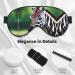 SSIMOO Zebra & Giraffe Print Eye Mask - Double-Sided Soft Light Blocking for Better Sleep - International Shipping Available - Buy Online on GoSupps.com