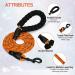 Buy Iokheira 15m Drag Line for Dogs | Training Leash with 360 Carabiner & Hand Loop - Reflective Orange - Perfect for Large & Small Dogs - Buy Online on GoSupps.com