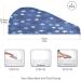 Stars Dry Hair Cap - Quick Drying 2 Piece Towel Set with Button Headband | Super Absorbent & Soft - Buy Online on GoSupps.com