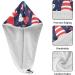 Cute American Independence Dwarf Hair Towel 2 Pack | Super Absorbent Quick Dry Hair Turbans for Women & Girls - Buy Online on GoSupps.com
