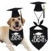 JOTFA Dog Graduation Bandana and Dog Graduation Cap with 2023 Black Tassel Graduation Dog Cap Bandana Outfits Costumes for Dog Graduation Gift Supplies (Black, Dog Graduation Cap & My Mommy Did It) Black Dog Graduation Cap & My Mommy Did It