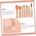 minkissy 2 Sets Travel Makeup Cosmetics Supply Women Makeup Supplies Lip Brush Girl Makeup Brush Professional Makeup Brush Powder Applicator Mini Aluminum Tube Miss Handle Brush - Buy Online on GoSupps.com