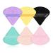 HoPliGhe Powder Puff,6 Pcs Powder Puffs for Face Powder,Supper Soft Velour Triangle Powder Puff-for Loose Powder Foundation Application Reusable-Wet-Dry Cosmetics Makeup Tools(Multicolored) Multi-colored