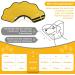 Shop Bonthee Halskrause Dog Collar - Breathable Adjustable & Soft Protective Collar to Prevent Licking | Ideal After Surgery - Available in Yellow - Buy Online on GoSupps.com