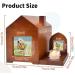 3 in 1 Dog Ashes Box Set Wooden Urns for Dogs Ashes with Urns Necklace (Heart) Monument Candle Holder Ashes Casket Keepsake Memorial Gift with Picture Frame Cremation Box for Cats Rabbit Small Pets Ashes Box+necklace Heart - Buy Online on GoSupps.com