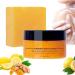 Turmeric Scrub,Kojic Acid Skin Lightening Soap for Dark Spots, Brightening Inside Thighs, Bikini Area, Natural Facial Exfoliation